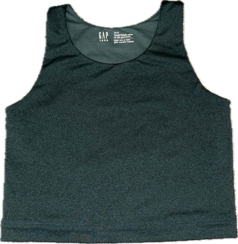 Gap Teen GapFit Recycled Cropped Tank Top Size 14-16